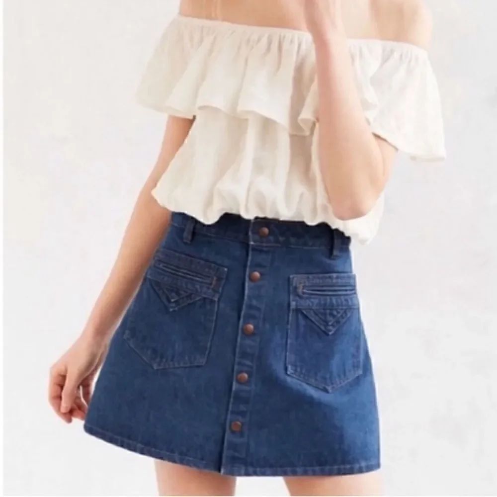 Objects Without Meaning Urban Outfitters Denim Mini Skirt